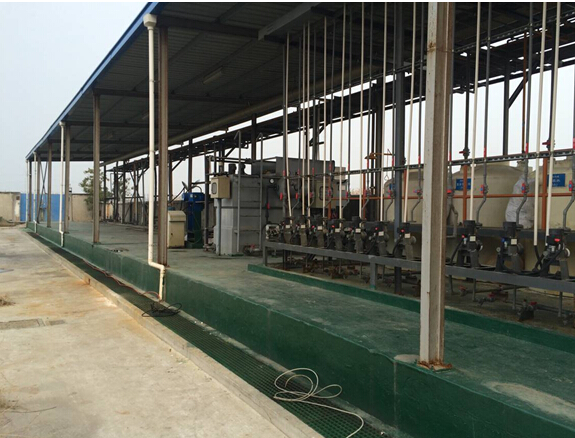 走訪蘇州某公司電解銅廢水處理工程現(xiàn)場
